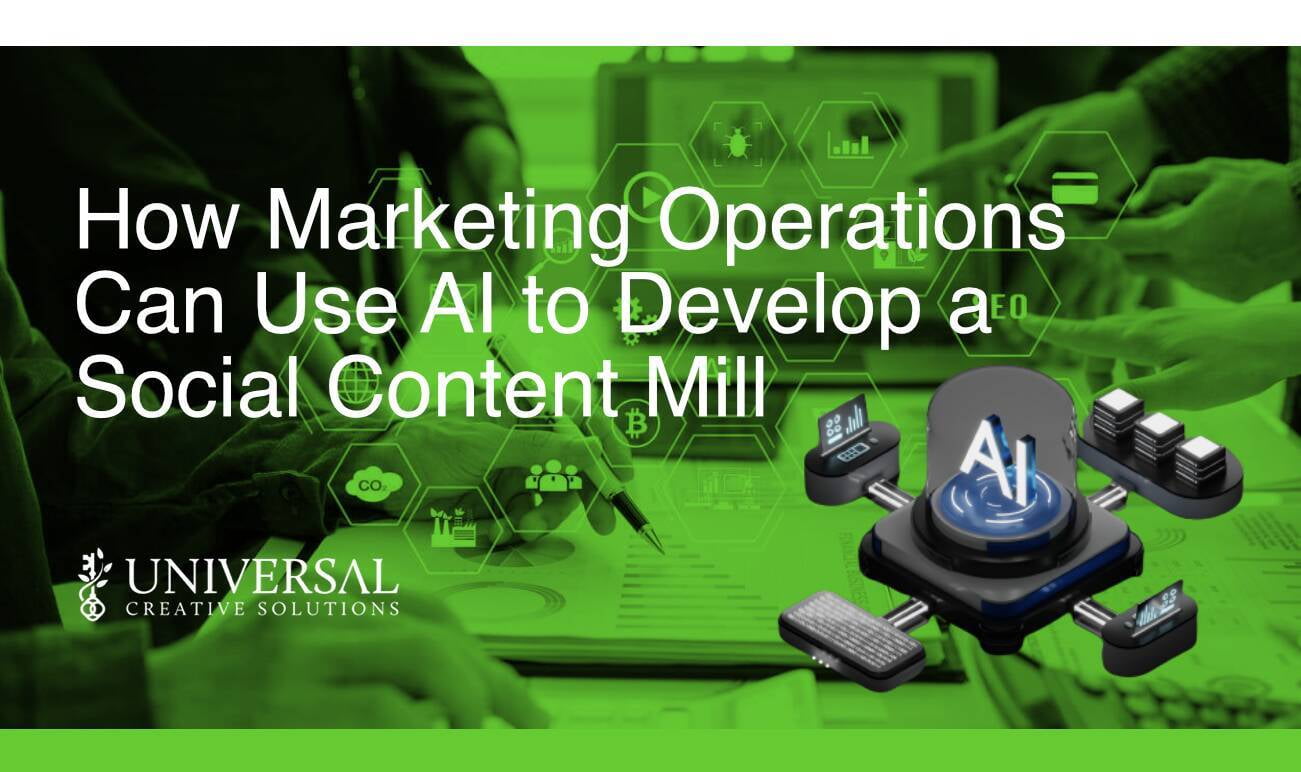 How Marketing Operations Can Use AI to Develop a Social Content Mill